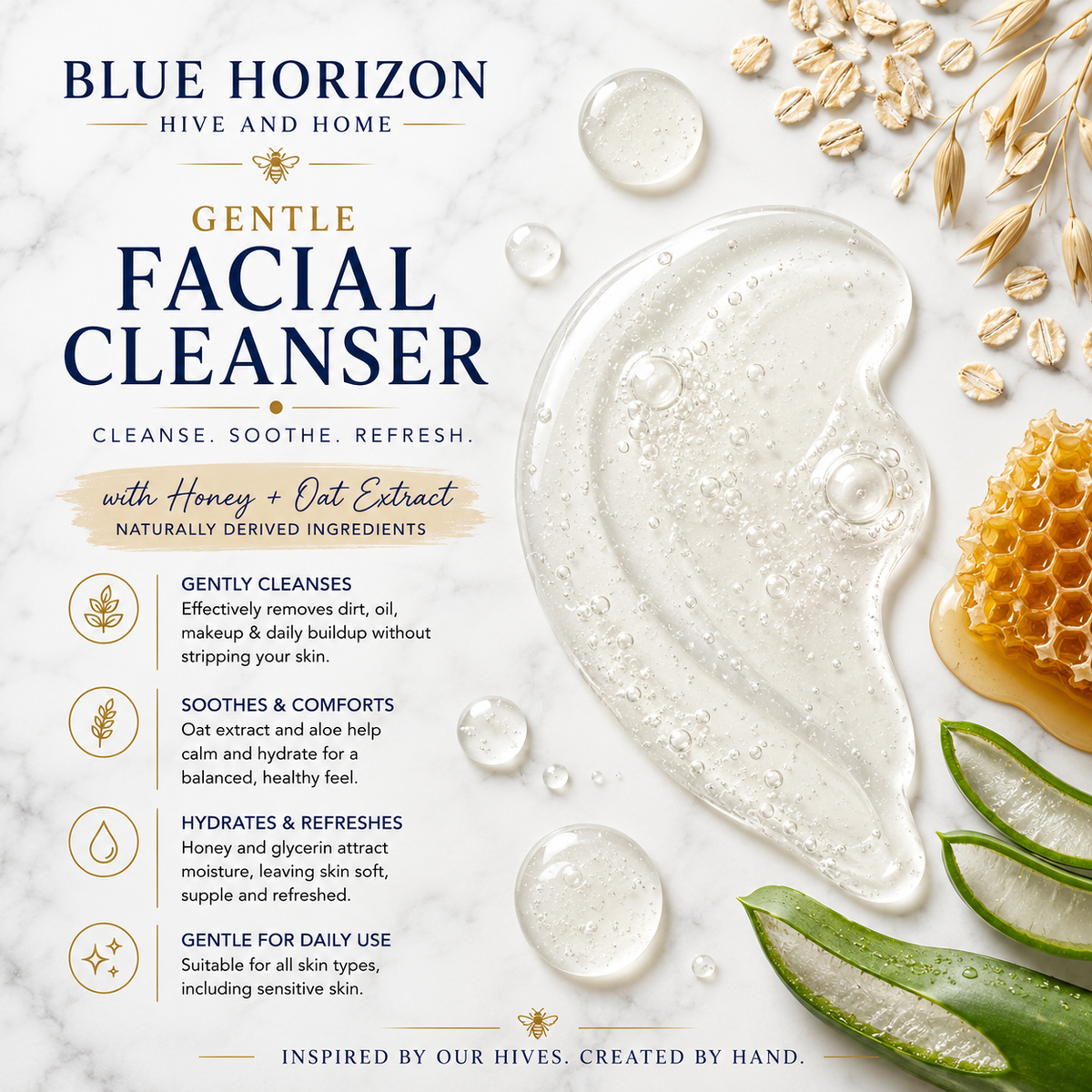 Honey & Oat Gentle Facial Cleanser